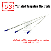 1,6mm 2,4mm 3,2mm Color rojo azul WT20 WL20 varilla de soldadura de electrodo de tungsteno