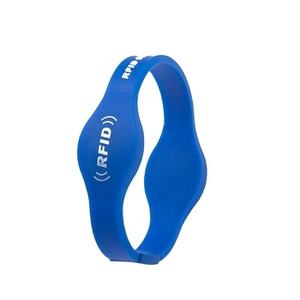 Sistema de pago ajustable a prueba de agua personalizado, pulsera de silicona RFID para eventos de festivales, <span class=keywords><strong>entradas</strong></span> para conciertos - Product Image 1