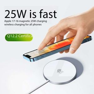 <span class=keywords><strong>Chargeur</strong></span> sans fil magnétique Funxim 25W avec port USB-C, charge rapide en alliage d'aluminium QC3.0/PD2.0 pour iPhone 12-17 et <span class=keywords><strong>S22</strong></span>/S23/S25 - Product Image 2