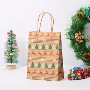 Vietnam Holiday Stock Christmas Kraft <b>Paper</b> Bag Wholesale Custom Shopping <b>Birthday</b> Bags for Kids Various Sizes and Thickness - Product Image 4