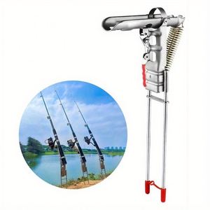 Soporte para Caña de Pescar de Acero Inoxidable, Alta Sensibilidad, Soportes de Suelo Duraderos, Soporte para Caña de Pescar para Equipo de Pesca - Product Image 3