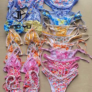 Bikini Hawaiano 2025, Venta Caliente, Traje de Baño Personalizado, Micro Bikini, Poliéster Reciclado, Traje de Baño Fruncido - Product Image 5