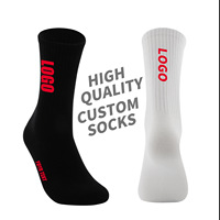 Chaussettes de Sport Athlétiques Unisexe les Plus Vendues 100% Coton, pour Hommes et Femmes, Personnalisées avec Logo, Chaudes et Tendance