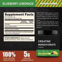 Bubuk Creatine Monohydrate Oem 200g untuk Suplemen Kebugaran Pembentukan Otot Dewasa dengan Dosis 2g/hari