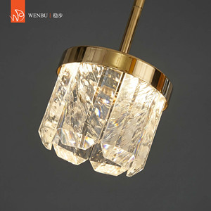 Lampes en cristal rondes, lustre de luxe, lampe suspendue en cristal de quartz naturel pour villa, salon - Product Image 3