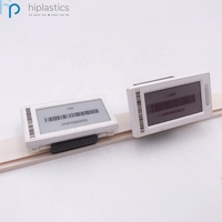 Rails de clips noirs transparents Hiplastics SFL02 pour SoluM Newton à un angle de 45 degrés