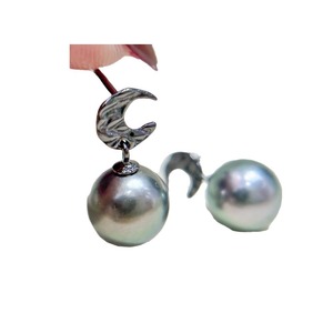 Accesorios de Plata S925 para DIY con Perlas, Pendientes de Joyería con Cuentas Redondas de 7-10 mm, Modelo 22210 - Product Image 5