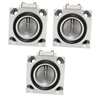 Vanne papillon sur mesure en acier inoxydable DN80 DN100 DIN42560 C5 résistante à la corrosion pour radiateur de transformateur immergé dans l'huile