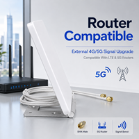 Antenne universelle 5G 4G LTE MIMO 600-6000 MHz 6dBi omnidirectionnelle pour routeur WiFi et amplificateur de signal mobile