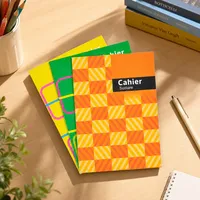 Cahier d'exercices agrafé personnalisé avec pages intérieures, emballage en boîte, fournisseur pour étudiants et salles de classe – Approvisionnement direct usine