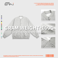 Cardigan à la mode, veste de baseball ample, vêtements bombardiers surdimensionnés, vestes personnalisées pour hommes