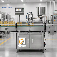 Machine de remplissage d'huile automatique à tête unique MTW pour distributeur de bouteilles d'huile de tournesol végétale