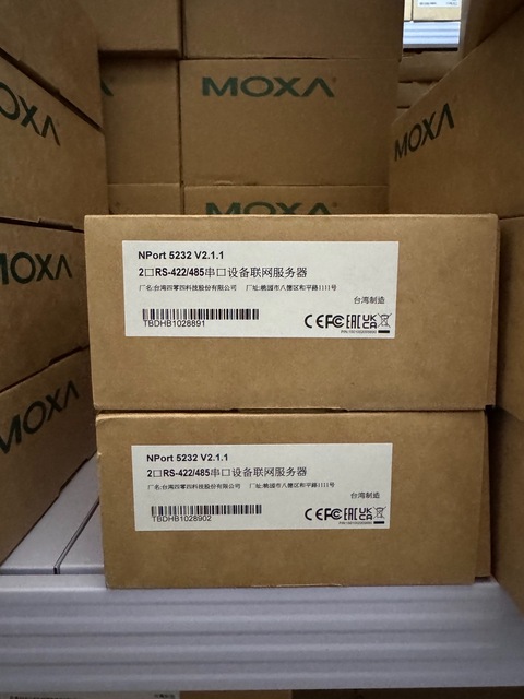 Taiwan MOXA NPort 5232 V2.1.1 Serial Server Industrial Control