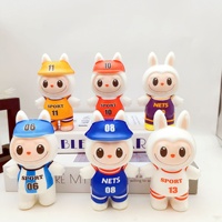 Jouet à presser en PU à récupération lente, figurine mignonne Rabbu Doll pour adultes et enfants, cadeau anti-stress, décompression par bulles