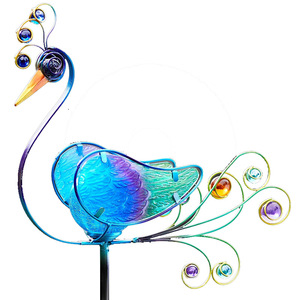 Lámpara Solar de Jardín con Forma de Pavo Real, LED, Resistente al Agua, con Estaca, Independiente, 2 Años de Garantía - Product Image 5