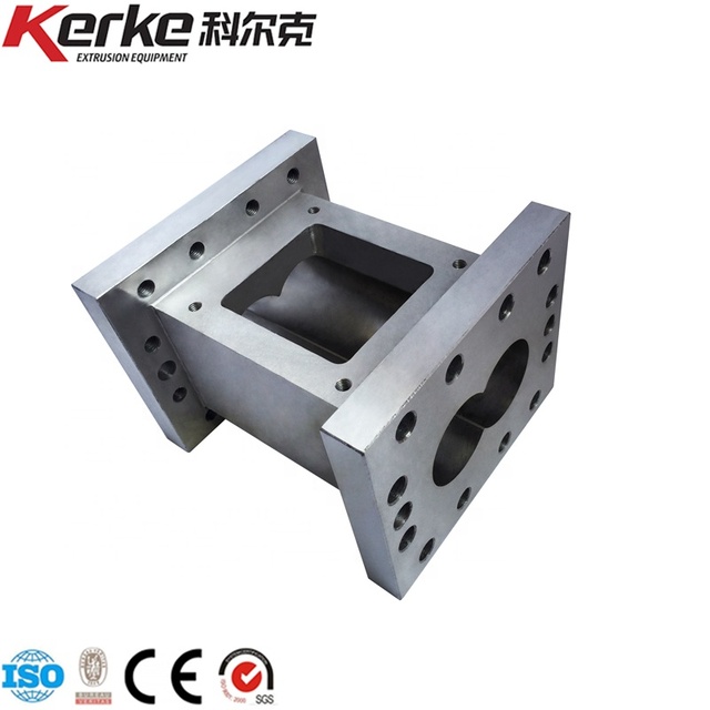 PLC Parallel Co Rotating Twin Screw Extruder Screw Barrel for Plastic Extrusion Screw Barrel for Injection Molding Machine