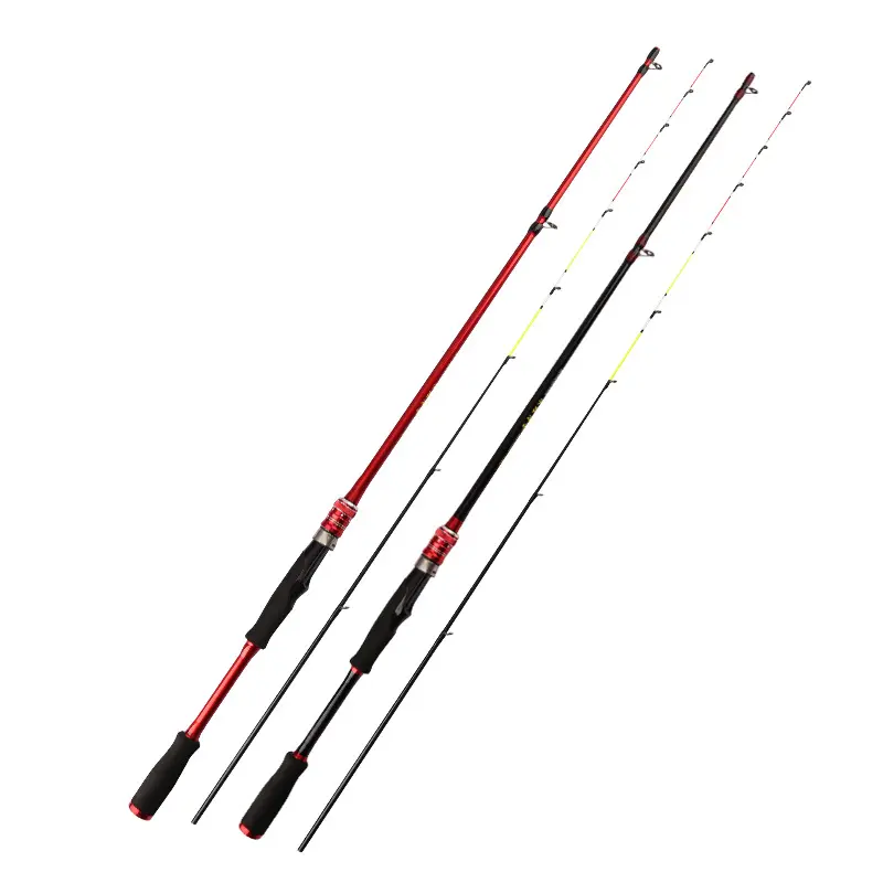 High Quality 1.3/1.5/1.8/2.1m Solid Shore Throwing Jigging Rod Soft Tail Long Shot Carbon Fiber Light Raft Fishing Rods