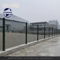 Clôture de sécurité 358 robuste et résistante aux intempéries pour bétail et abattoirs, panneau en treillis soudé anti-escalade en acier galvanisé thermolaqué