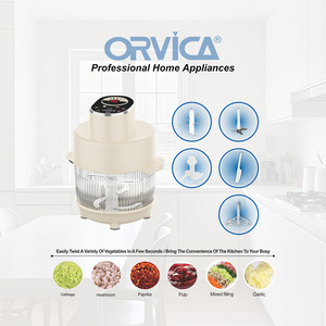 ORVICA Picadora de Carne de Acero Inoxidable Multifuncional para el Hogar, Procesador de Alimentos de Alta Potencia, Multifuncional para Cocina - Product Image 5