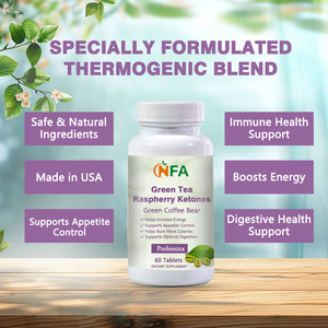 อาหารเสริมอาหารเสริมราสเบอร์รี่คีโตนในชาเขียวธรรมชาติ100% สำหรับผู้ใหญ่เพิ่มพลังงาน - Product Image 4