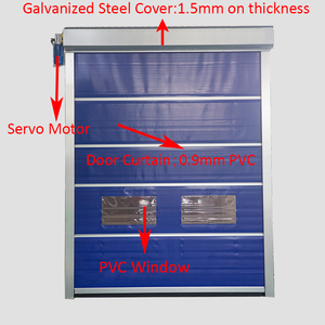 Ngành Công Nghiệp Bán Buôn Giá Màn Trập Bền Nhanh Chóng <span class=keywords><strong>Rolling</strong></span> Up Tốc Độ Cao Pvc Cửa - Product Image 3