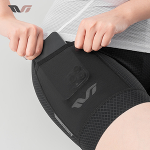 Pantalons de vélo pour femmes ROCKBROS à haute élasticité avec coussin en silicone 3D, rembourrage en gel pour le cyclisme, shorts antichocs pour femmes - Product Image 6