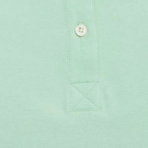 Polo tricoté blanc pour hommes, simple, vêtements décontractés - Product Image 6