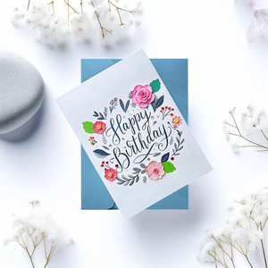 การ์ดของขวัญกระดาษงานแฮนด์เมดเวียดนามสุขสันต์วันเกิด3D ม้วนดีไซน์ป๊อปอัปดอกไม้สไตล์เวียดนาม - Product Image 4