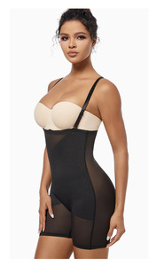 Combinaison moulante en maille pour femme, body amincissant avec bretelles amovibles, gainant le ventre - Product Image 6