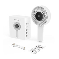 Ventilateur portable sans pales pliable RYW 5V 5, rechargeable, haute vitesse, pour voiture et extérieur, batterie 4000 mAh