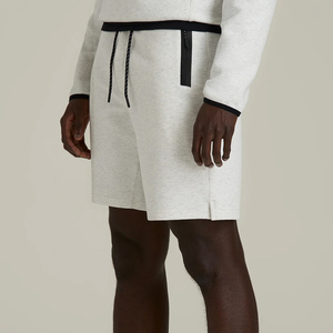 กางเกงขาสั้นผ้าแคนวาสผสมขนแกะสำหรับผู้ชาย สไตล์ลำลอง 100% ผ้าฝ้าย เป็นมิตรกับสิ่งแวดล้อม แห้งเร็ว ระบายอากาศดี MOQ ต่ำ สไตล์ไฮสตรีท แฟชั่นใหม่มาแรง - Product Image 4