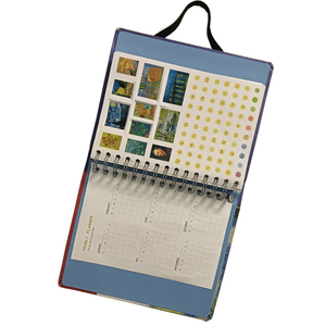 Stampa personalizzata con copertina rigida a spirale Notebook <span class=keywords><strong>Van</strong></span> <span class=keywords><strong>Gogh</strong></span> Design con laminazione opaca Journal, Planner, diario di stampa personalizzata - Product Image 4