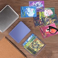 Offre Spéciale ultra propre 3 "X 4" clair chargeurs supérieurs réguliers clair manches souples cartes de sport 35PT Toploader en plastique rigide