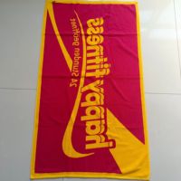 Soft Skin-friendly Reusable Lightweight 100% Cotton Jacquard Double Sided Quick-Dry Luxury Beach Towel