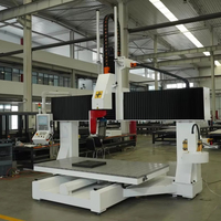 Máquina CNC de 5 Ejes Syntec Control con Función RTCP, Router CNC de 5 Ejes de Alta Resistencia, Router CNC ATC de 5 Ejes