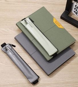 In Stock Low Moq Print Logo Luxury Corporate <b>Orange</b> Color Gift Corporate Notebook and Bottle Gift Set - Product Image 5