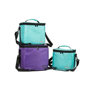 Bolsa de almuerzo aislada azul marino con correa ajustable para el hombro para mujeres, hombres y niños | Trabajo de Oficina | Escuela | Bolsa de Transporte para Comida de Picnic <span class=keywords><strong>en</strong></span> la Playa - Product Image 2