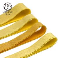 Ruban élastique en nylon satiné doré lisse avec bordure pour bretelles de soutien-gorge – Vente en gros