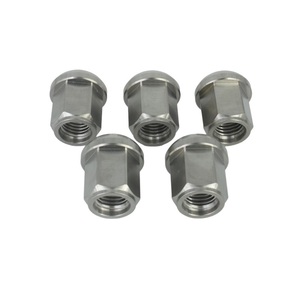 Vàng bị cháy màu xanh cầu vồng Anodized M12 M14 GR5 Titan xe bánh xe <span class=keywords><strong>Lug</strong></span> Nut mở cuối gần cuối - Product Image 5