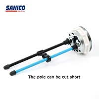 Accesorios para Inodoro, Válvula de Descarga Universal, Botón de Presión Doble de Repuesto, 58 mm, ABS, Botones Modernos para Tanque de Inodoro