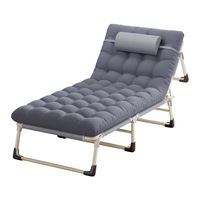 Lit pliant en métal robuste et multifonctionnel avec matelas, double ou simple, pour bureau, hôtel, adulte.