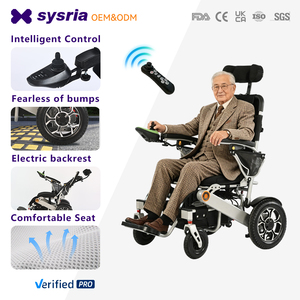 Silla <span class=keywords><strong>de</strong></span> Ruedas Eléctrica Portátil Ligera con Motor sin Escobillas, Asiento Cómodo, Plegable, para Personas <span class=keywords><strong>Mayores</strong></span> - Product Image 1