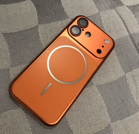 Coque de protection magnétique mate avec grande fenêtre pour objectif, compatible iPhone 18 Pro Max, iPhone 17, 16, 15, 14, 13