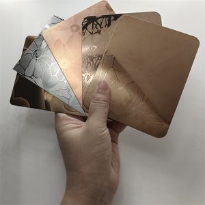 0,4 0,5 Dicke 304 430 Edelstahl rolle Metall 3D-Wandpaneel Waben-Edelstahl muster Geprägtes Blech für Hotels - Product Image 3