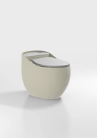 Toilette électrique intelligente moderne avec télécommande, nettoyage automatique, fonction de chauffage du siège et du sangle