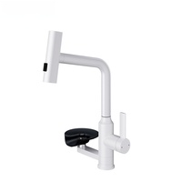 Robinet de cuisine extractible certifié CUPC, direct usine, avec rince-verre, eau froide et chaude, anti-éclaboussures, mitigeur d'évier
