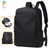 Offre Spéciale Sac à dos pour ordinateur portable de grande capacité Sac d'affaires doublé de polyester imperméable à la mode pour hommes