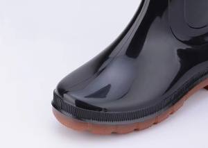 Commercio all'ingrosso Anti-olio di sicurezza scarpe da lavoro in Pvc campo da uomo palude fattoria lunghi stivali da pioggia - Product Image 6