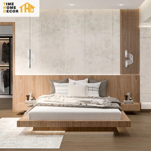 Đồ Nội Thất Nhà Sang Trọng Giường Khách Sạn Janpan Phong Cách Gỗ Giường Đồ Nội Thất Phòng Ngủ Gỗ Nổi Nền Tảng Giường - Product Image 3