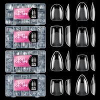 Kit de Manucure Complet pour Extension d'Ongles : 100 Pièces en Boîte, Sans Grattage ni Ponçage, Autocollants Complets pour Ongles, Vente en Gros